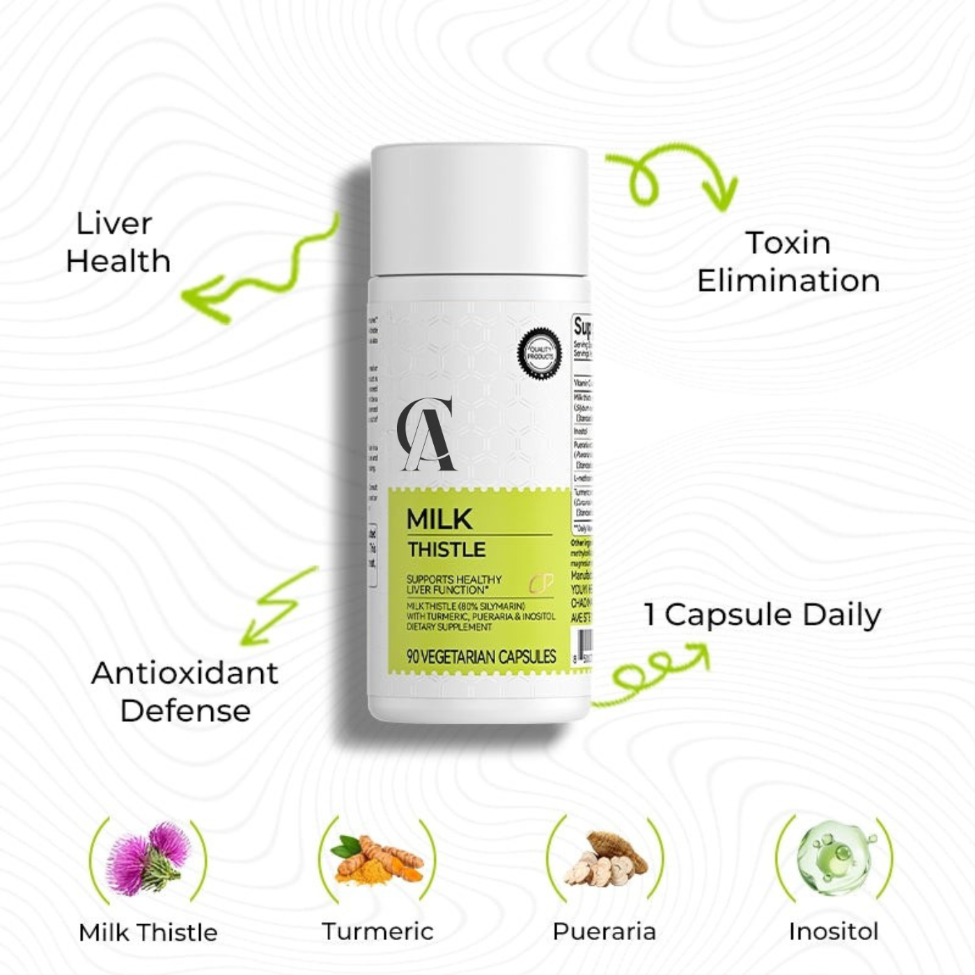 Milk Thistle - Liver Detox & Support [90 Capsules]
