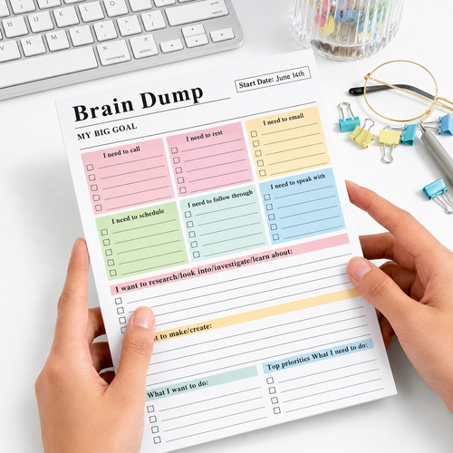 ClearMind™ Brain Dump Pad