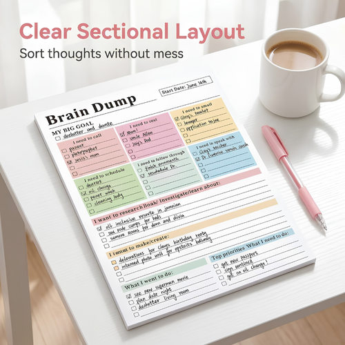 ClearMind™ Brain Dump Pad
