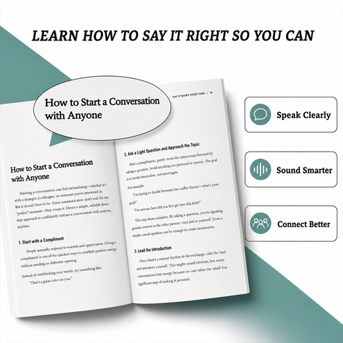 Say It Right, Every Time – Speak With Confidence & Empathy